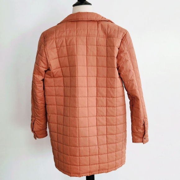 Evy's Tree Rust Quilted Puffer Jacket - Picture 2 of 6